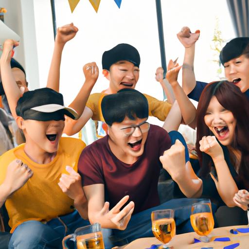Bạn bè ăn mừng khi trúng số dựa trên soi cầu Quảng Trị win2888